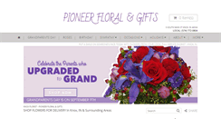 Desktop Screenshot of pioneerfloralandgift.com
